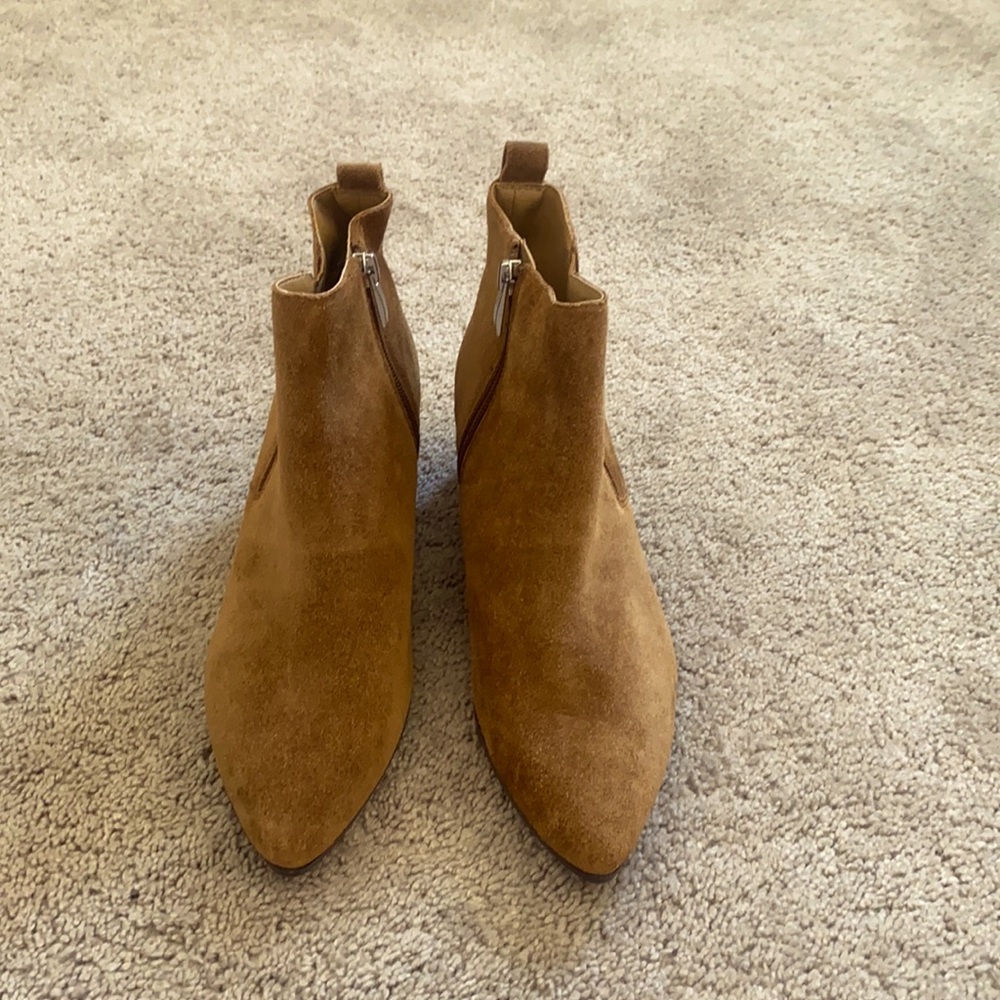 Leather booties